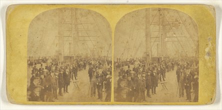 General View of the Deck, from the Stern. The Great Eastern; about 1860; Albumen silver print