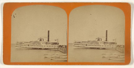 Paddleboat  Martha's Vineyard; American; about 1870; Albumen silver print