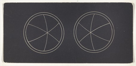 Optical illusion; 1850s; Lithograph