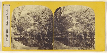 Hastings - Dripping Well; British; about 1860; Albumen silver print