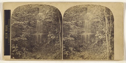 Glen Roar, A Waterfall, Near Hastings; British; about 1860; Albumen silver print