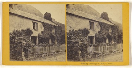 Hartley Coleridge's Cottage, Rydal; British; about 1860; Albumen silver print