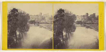 Warwick Castle - From the Bridge; British; about 1865; Albumen silver print
