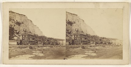 Dover, East Cliff; British; about 1860; Albumen silver print