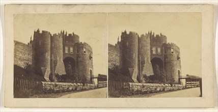 Dover Castle, Old Entrance; British; about 1860; Albumen silver print
