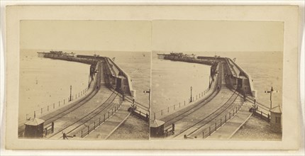 Dover, Admiralty Pier; British; about 1860; Albumen silver print