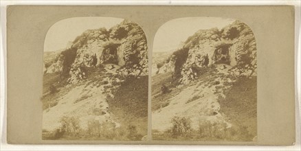 Dovedale, Reynard's Cave; British; about 1860; Albumen silver print