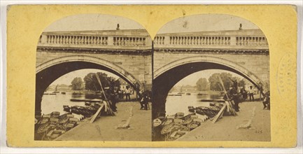 Richmond Bridge; British; about 1860; Albumen silver print