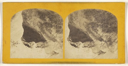 British cave; British; about 1860; Albumen silver print