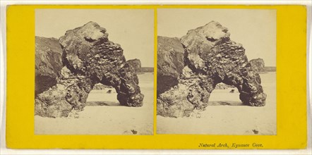 Natural Arch, Kynance Cove; British; about 1860; Albumen silver print