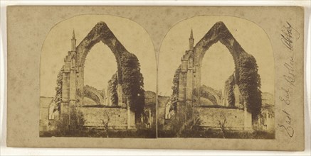 East End, Bollow Abbey; British; about 1860; Albumen silver print