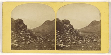 Wetherlam, Cornister Old Man and Skelwith Bridge from Loghrigg Fell; British; about 1860; Albumen silver print
