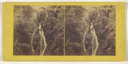 Falls of Corrymulzie, Braemar; British; about 1865; Albumen silver print