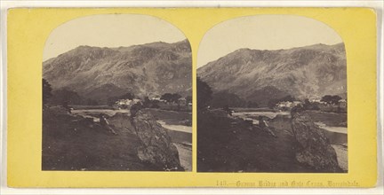 Grange Bridge and Gate Crags, Borrowdale; British; about 1865; Albumen silver print