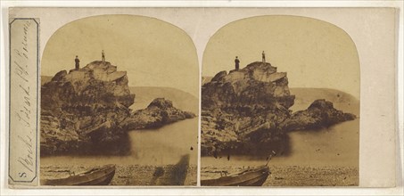Rocks. Lizard Pt. Cornwall; British; about 1865; Albumen silver print