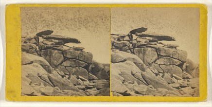 Pulpit Rock St. Mary's; J.C. Tonkin, British, active Sully, England 1860s, about 1870; Albumen silver print