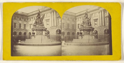 Nelson Monument; British; about 1870; Albumen silver print
