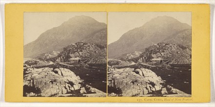 Capel Curig, Head of Nant Francon; British; about 1870; Albumen silver print