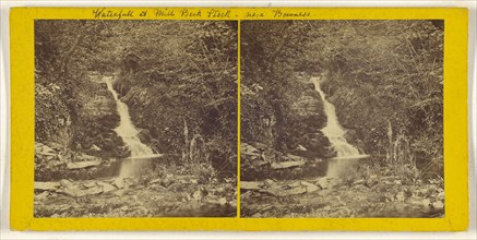 Waterfall at Mill Beck Stock - near Bowness; British; about 1865; Albumen silver print