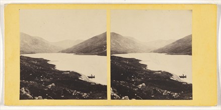 Loch Cattater, Braemar; British; about 1865; Albumen silver print