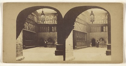 Entrance to St. Mary's Hall, Coventry; British; about 1865; Albumen silver print