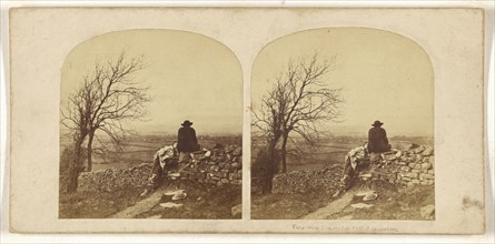 View from Longridge Fell, Lancashire; British; about 1865; Albumen silver print