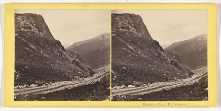 Honister Crag, Buttermere; British; October 1868; Albumen silver print
