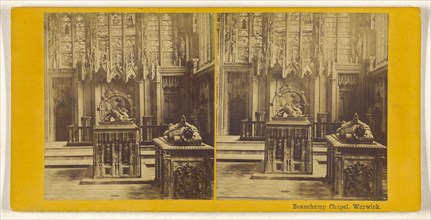 Beauchamp Chapel. Warwick; British; about 1865; Albumen silver print