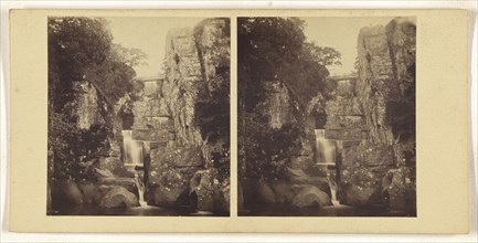 Falls of Bracklinn on the Keltic - Perthshire; British; about 1865; Albumen silver print