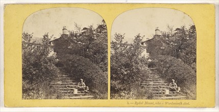 Rydal Mount, where Wordsworth died; British; about 1860; Albumen silver print