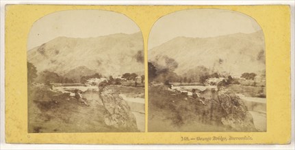 Grange Bridge, Borrowdale; British; about 1860; Albumen silver print