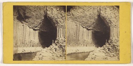 Fingal's Cave, Staffa; British; about 1860; Albumen silver print