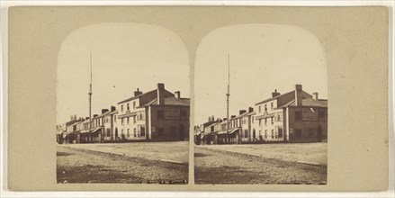 Scarisbrick Arms, Lord Street, Southport; British; about 1865; Albumen silver print