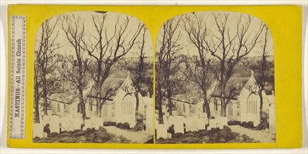 Hastings, All Saints Church; British; about 1865; Albumen silver print