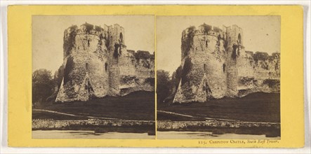 Chepstow Castle, South East Tower; British; about 1865; Albumen silver print