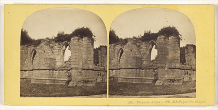 Furness Abbey. The Abbot's private Chapel; British; about 1860; Albumen silver print