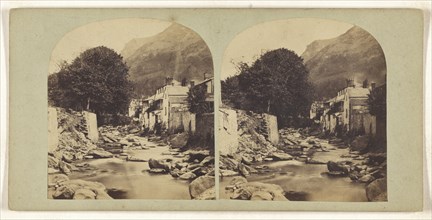 Lynmouth, North Devon; British; about 1860; Albumen silver print