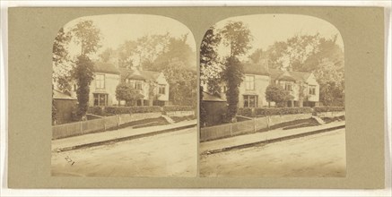 Cardnal Wolseys house, Highgate; British; about 1865; Albumen silver print