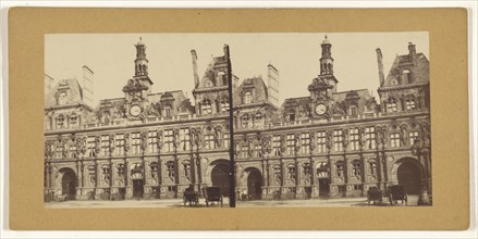 Government building, Paris, France; French; 1860s; Albumen silver print