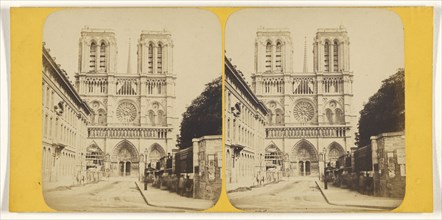 Notre-Dame; French; 1860s; Albumen silver print