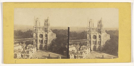 French church; French; about 1865; Albumen silver print