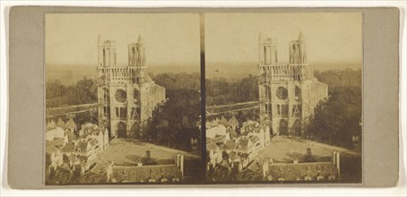 Eglise Notre Dame, Nantes; French; about 1865; Albumen silver print