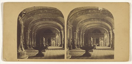 Louvre; French; about 1865; Albumen silver print