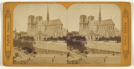 Notre-Dame; French; about 1865; Albumen silver print