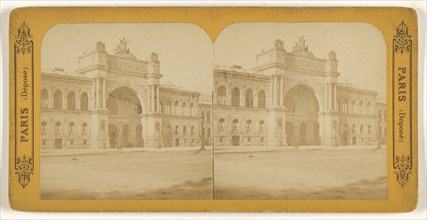 Palais de l'Industrie; French; about 1865; Albumen silver print