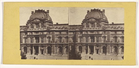 View of Fontainebleu?; French; about 1865; Albumen silver print