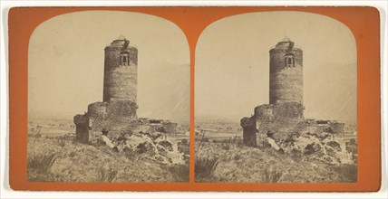 Martigny. Tour de la Batiaz; French; about 1865; Albumen silver print