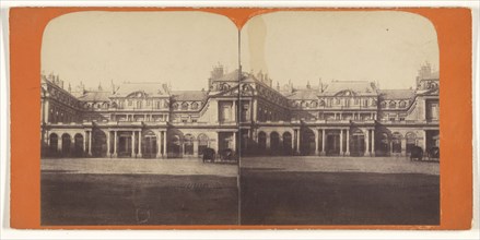 Palais Royal; French; about 1865; Albumen silver print