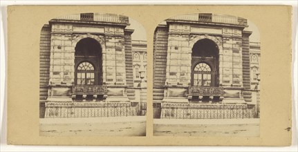 le louvre. Paris; French; about 1865; Albumen silver print