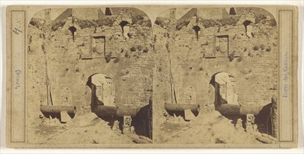 Portes des Canons; French; about 1865; Albumen silver print